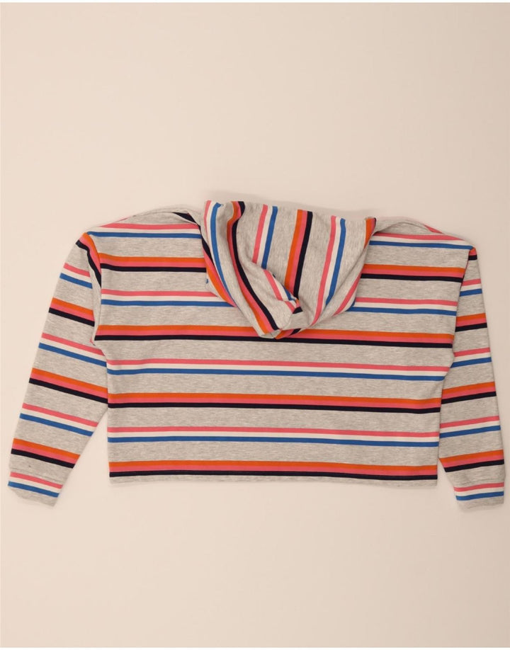 TOMMY HILFIGER Womens Oversized Hoodie Jumper UK 16 Large Multicoloured Vintage Tommy Hilfiger and Second-Hand Tommy Hilfiger from Messina Hembry 