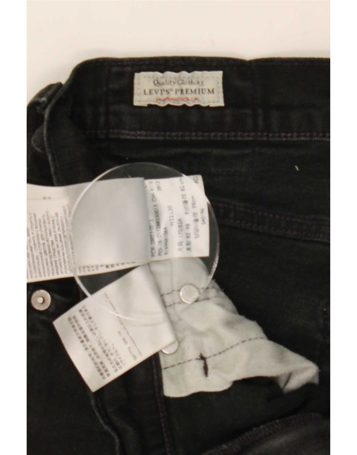 Damskie jeansy Levi's Slim W32 L27 Czarna bawełna
