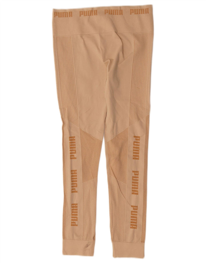 Damskie legginsy Puma Graphic UK 12 Średni Beż