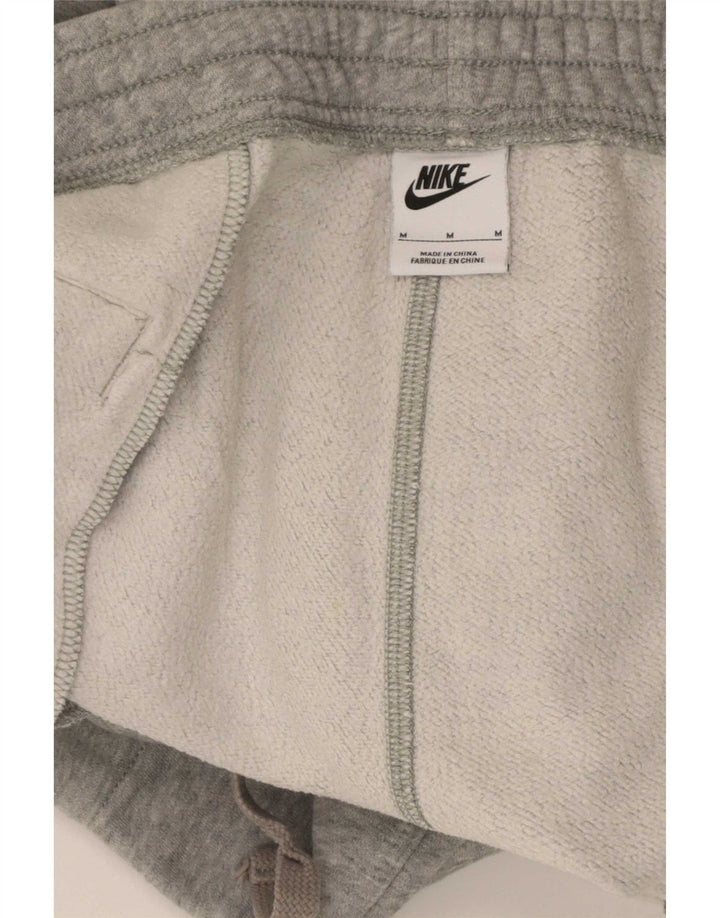 Męskie spodnie dresowe Nike, średnioszare, bawełniane w cętki