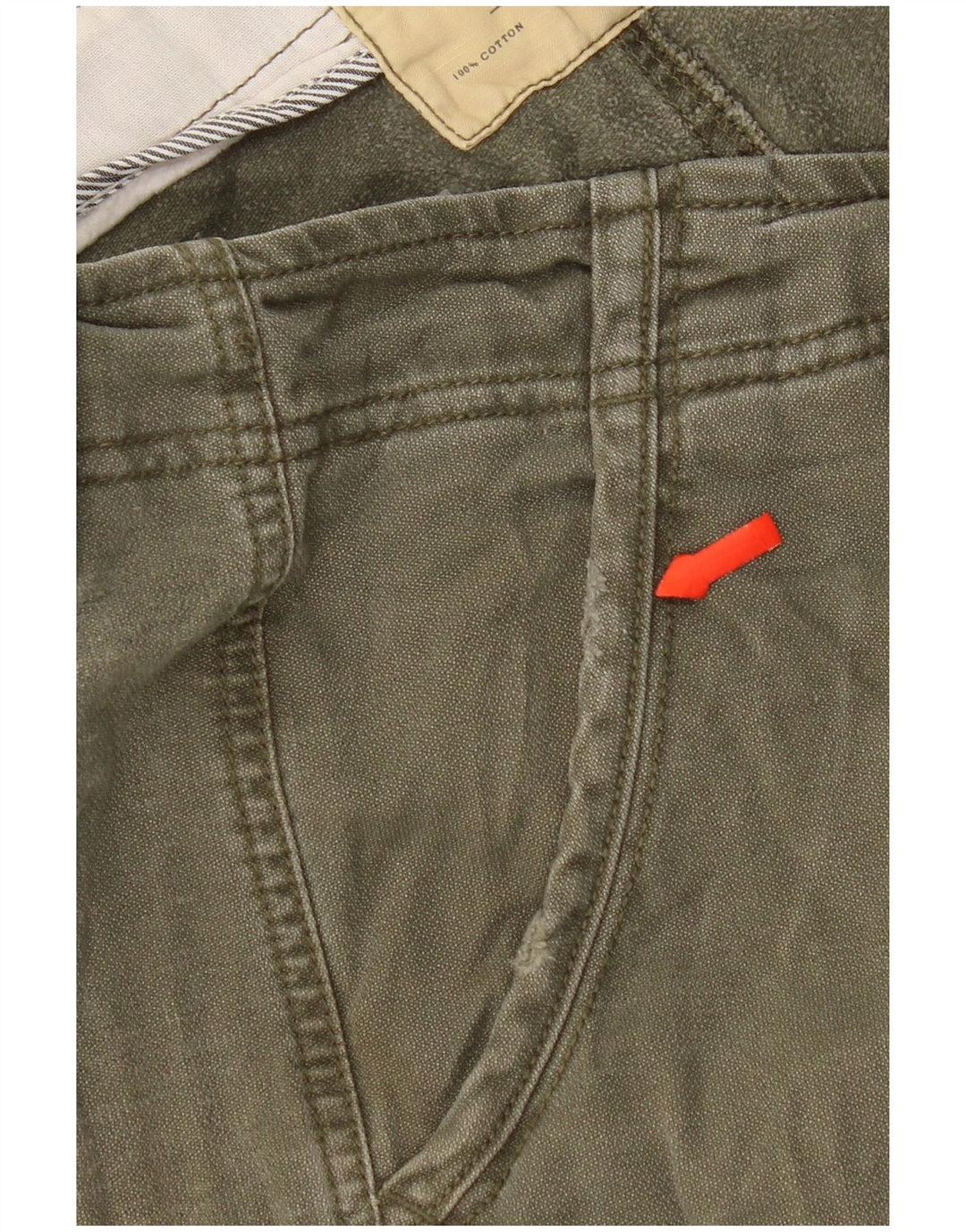 Męskie spodenki cargo Element W36, duże, bawełniane w kolorze khaki