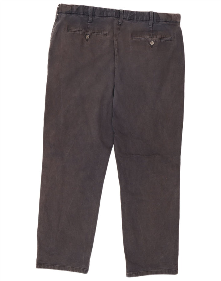 Męskie spodnie typu chino Regular Marks & Spencer W38 L29 Granatowa bawełna