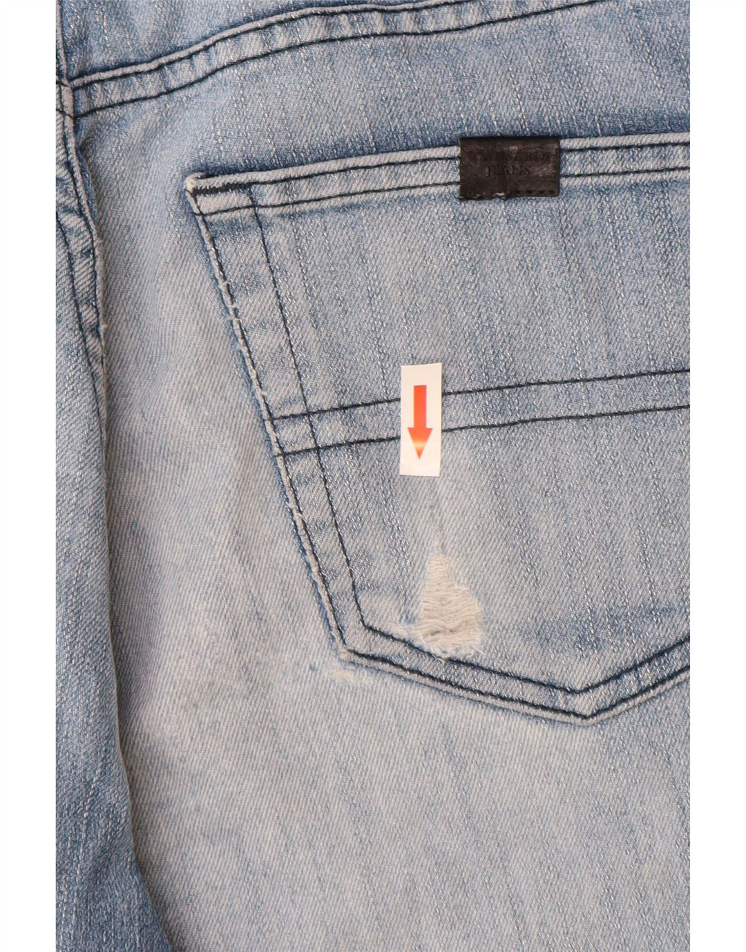 Męskie spodenki jeansowe Trussardi W30 Średni niebieski, bawełniany