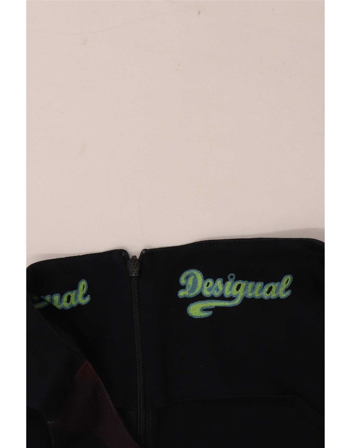 Damska sukienka płaszczowa Desigual UK 12, średnia, wielokolorowa, geometryczna