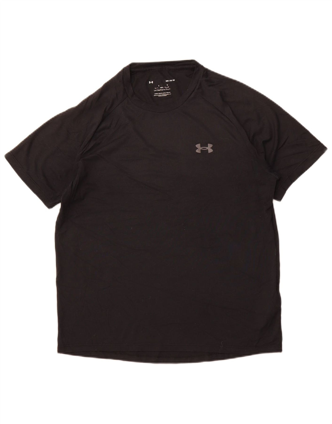 UNDER ARMOUR Męski T-shirt Top, średni czarny poliester