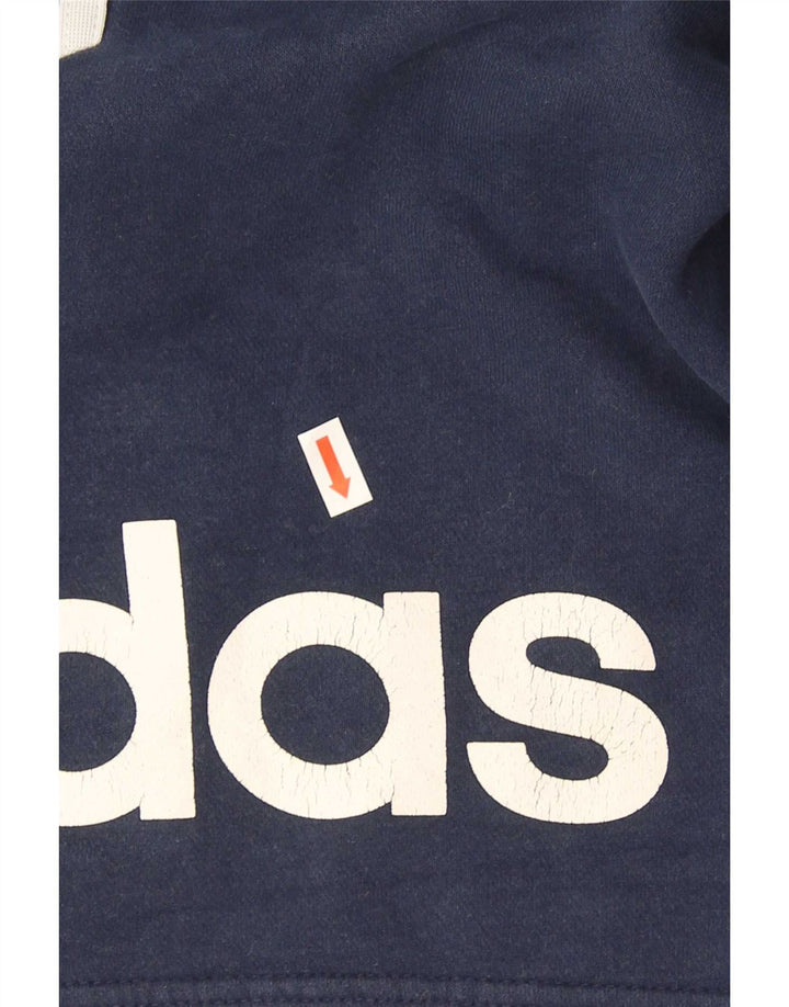 Męskie spodenki sportowe Adidas Graphic, średnie, granatowe, bawełniane