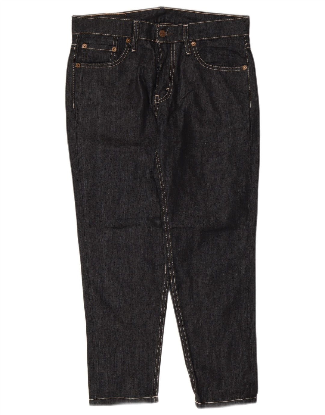 Damskie jeansy LEVI'S 511 Slim Cropped W30 L24 Granatowa bawełna