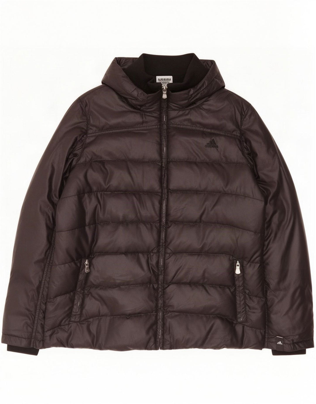 Damska ocieplana kurtka Adidas UK 18 XL Czarny poliester