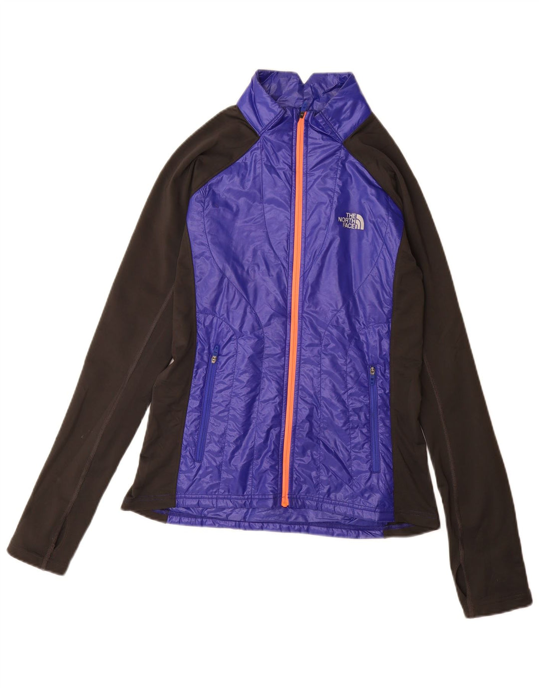 THE NORTH FACE Womens Tracksuit Top Jacket UK 12 Medium Blue Colourblock