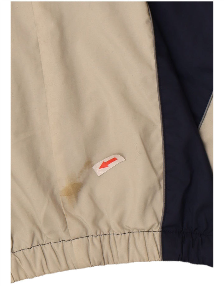Chłopięca kurtka przeciwdeszczowa Nike Graphic na 11-12 lat, duża, granatowa, z blokami kolorów