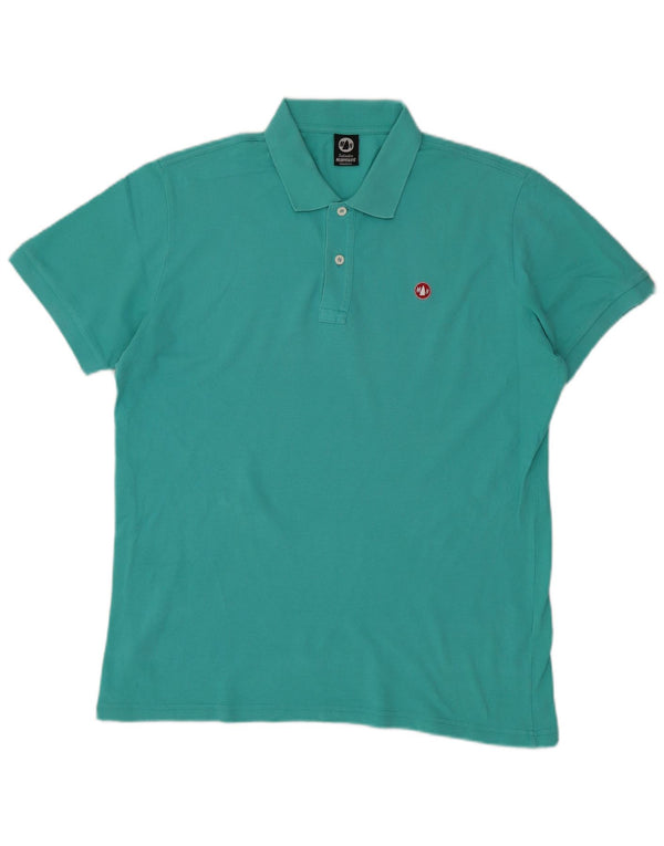Męska koszulka polo Sailmakers XL Murphy & Nye w kolorze turkusowym