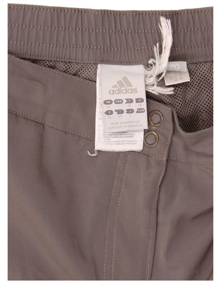 Spodenki sportowe Adidas Damskie Climalite Bermuda UK 12 Średni Szary