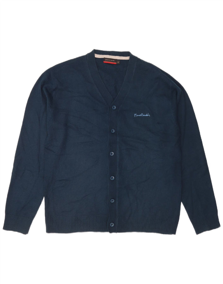 Sweter męski Pierre Cardin, średni granatowy akryl