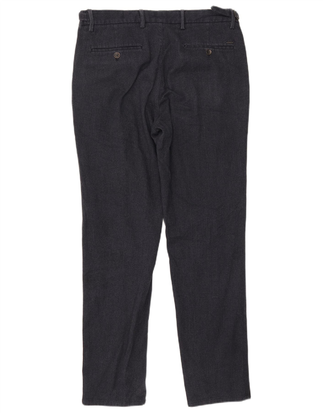 Spodnie Chino Massimo Dutti Męskie EU 42 Large W32 L30 Granatowe Jodełka