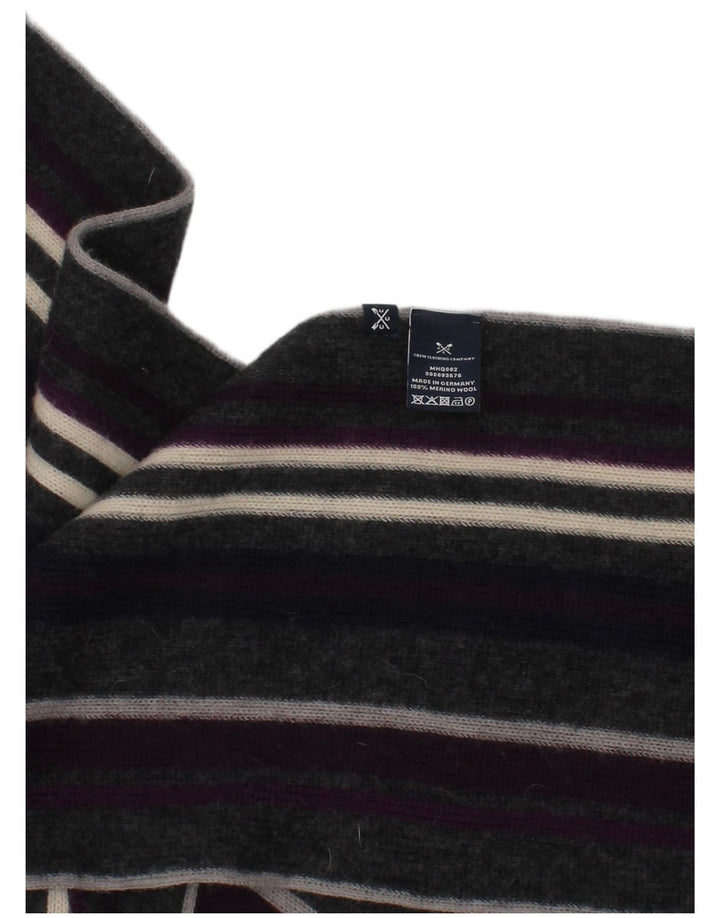 Crew Clothing Męski prostokątny szalik w jednym rozmiarze, wielokolorowe, klasyczne paski