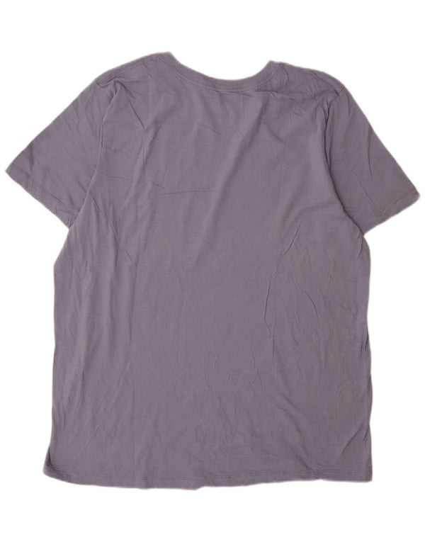 Męska koszulka z grafiką Nike, XL, granatowa, bawełniana