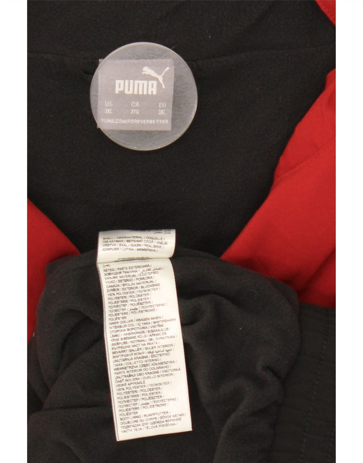 Męska kurtka dresowa Puma 3XL, poliester w kolorze czerwonym