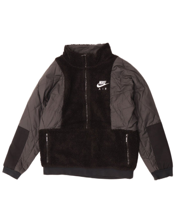 Chłopięca kurtka polarowa Nike, 13-14 lat, XL, czarna, poliestrowa