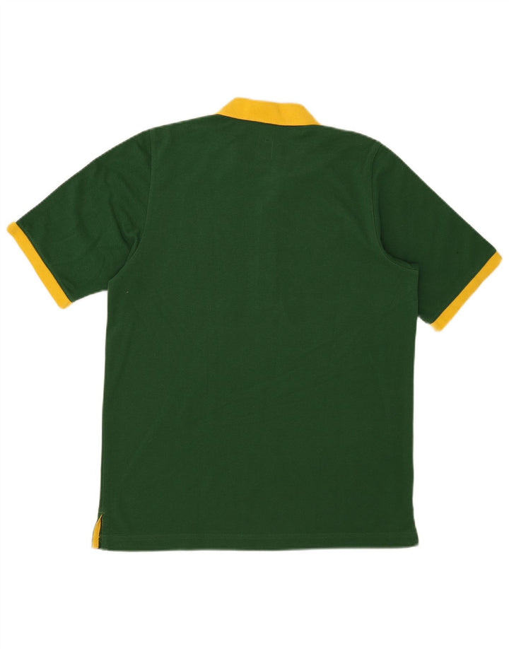 Męska koszulka polo do rugby Adidas Graphic, średnia zieleń