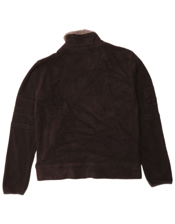 Damski sweter polarowy Lotto z zamkiem błyskawicznym UK 14, duży, czarny poliester