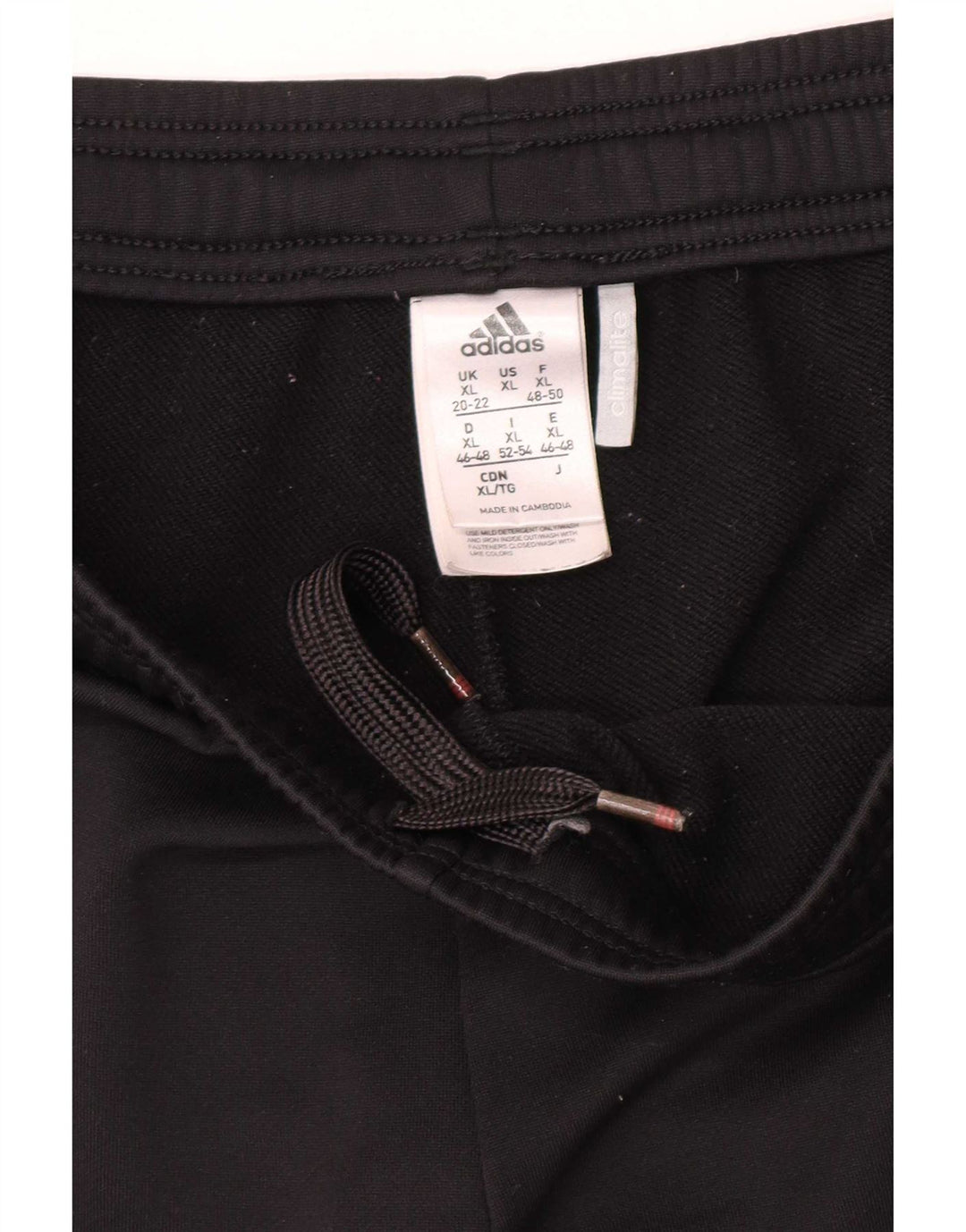 Damskie spodnie dresowe Adidas UK 20/22 XL Czarny poliester