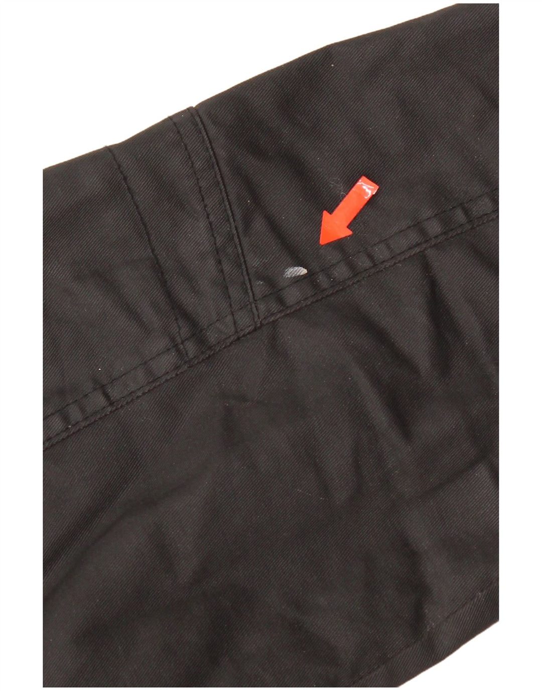 Vintage męska kurtka wojskowa UK 42 XL, czarna bawełna