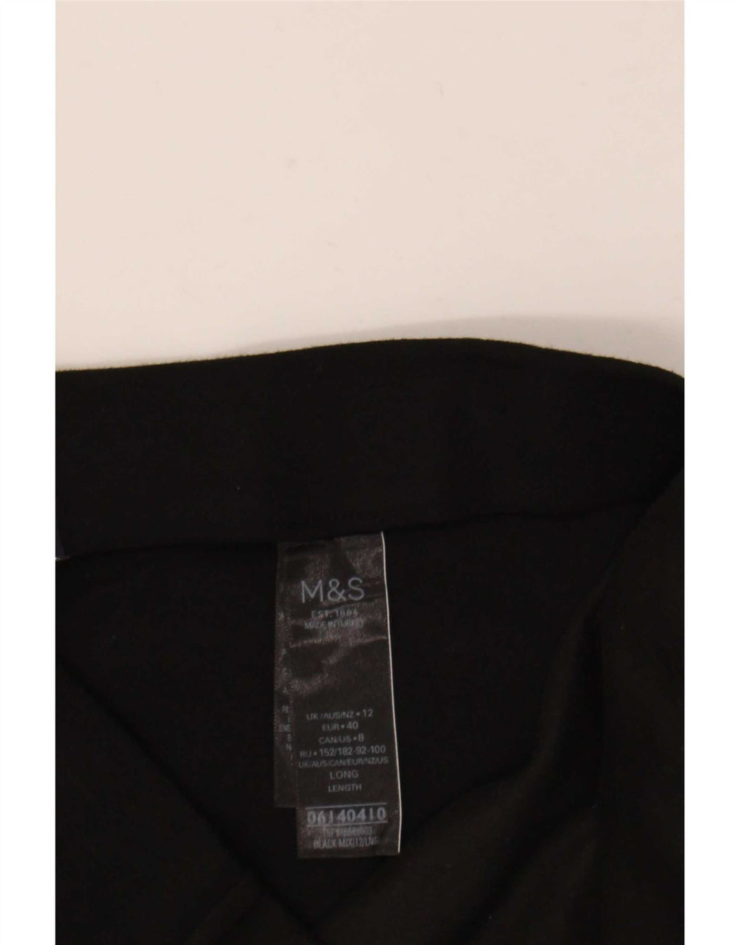 Legginsy damskie Marks & Spencer UK 12, średnia czarna wiskoza