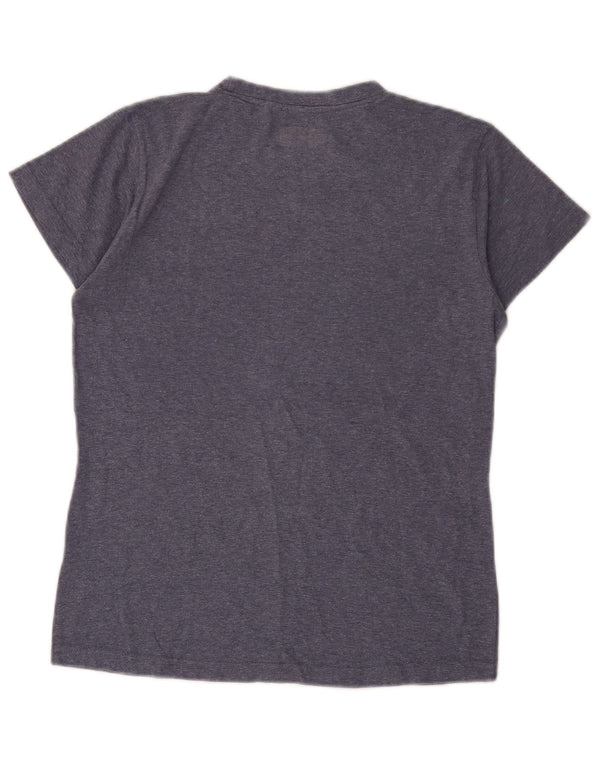 Damska koszulka z grafiką Kappa Top UK 8 Small Purple