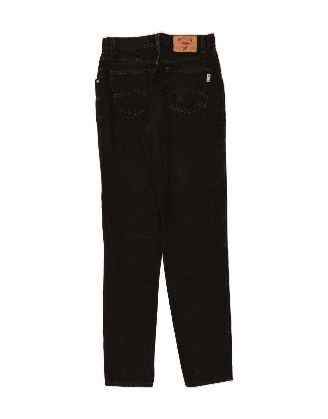 MUSTANG Womens Tapered Jeans W31 L32 Black Cotton Vintage Mustang and Second-Hand Mustang from Messina Hembry 