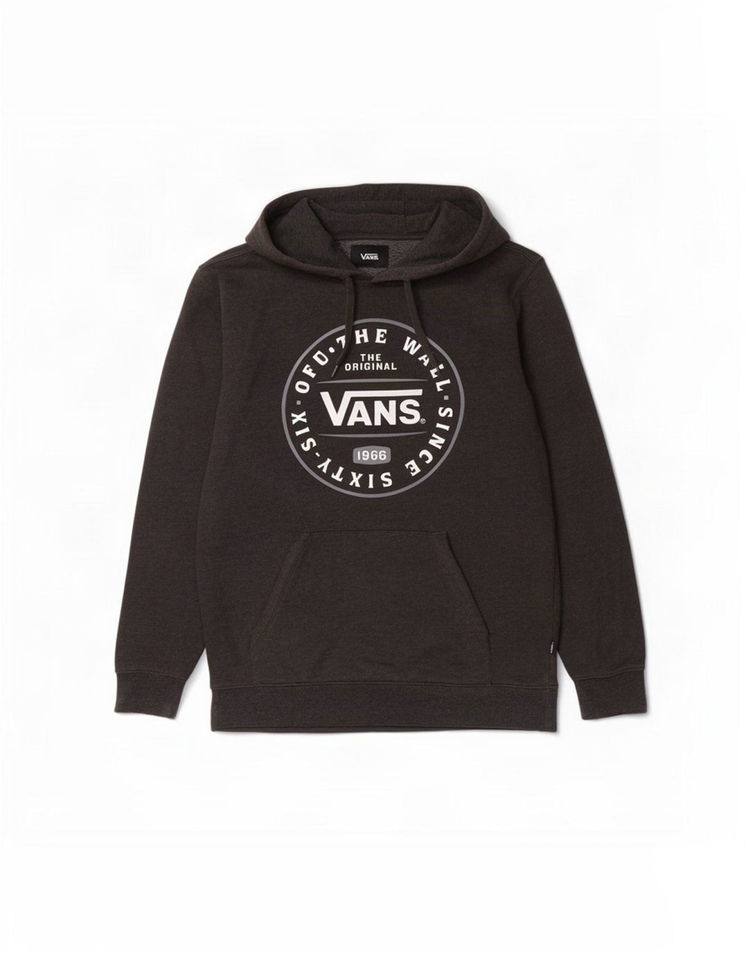 Męski sweter z kapturem Vans z grafiką, mały, szary, bawełniany