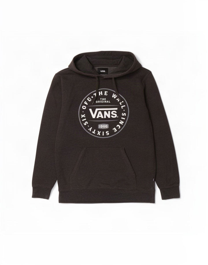 Męski sweter z kapturem Vans z grafiką, mały, szary, bawełniany
