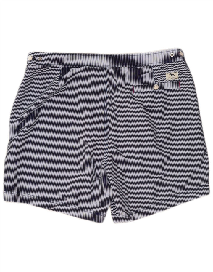 Męskie spodenki chino TED BAKER Rozmiar 5 XL W38 Niebieski poliester w prążki