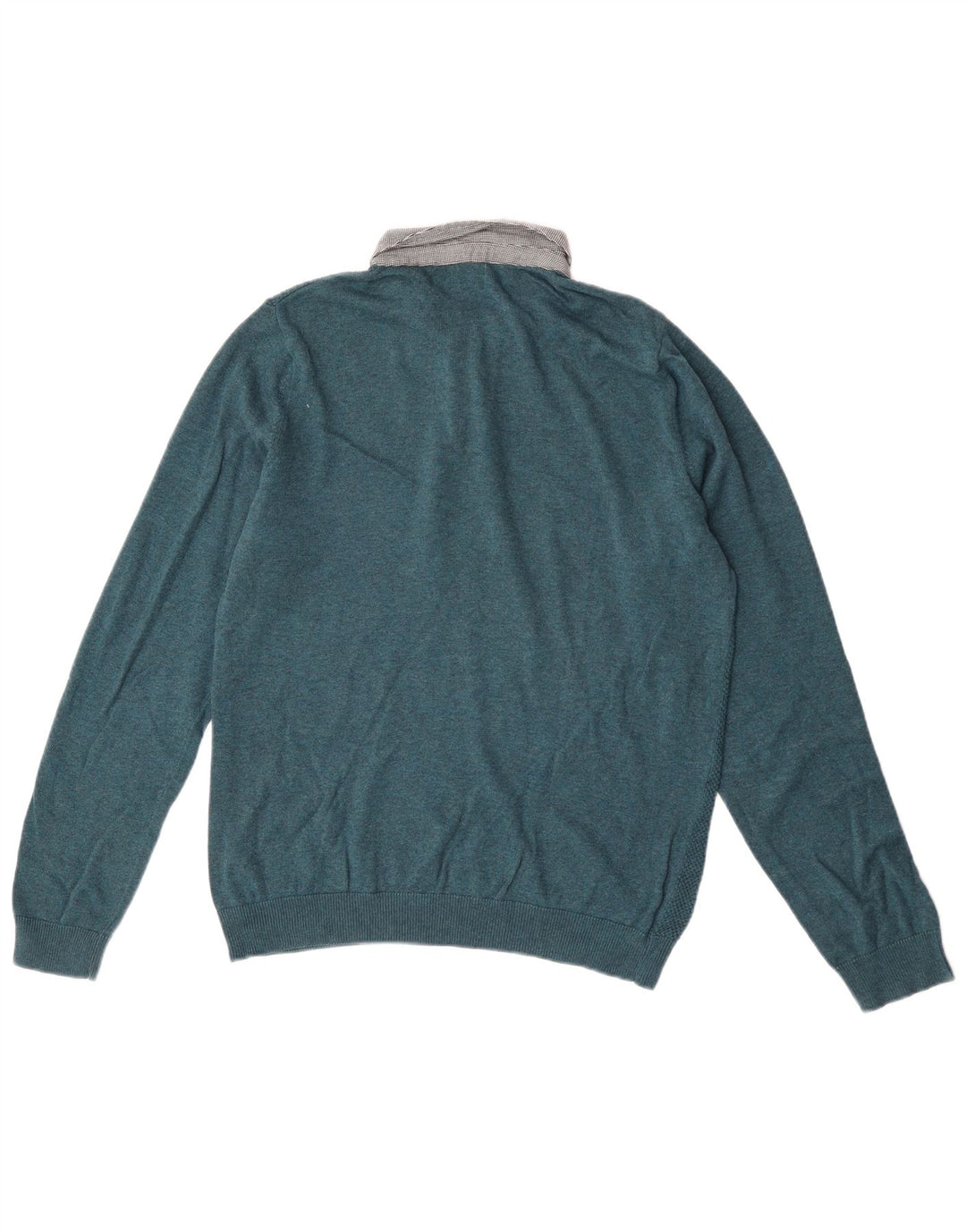 Męski sweter polo Marks & Spencer w kolorze średniozielonym