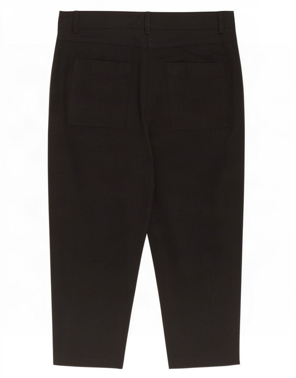 Marks & Spencer Damskie krótkie spodnie z wysokim stanem UK 12 Medium W30 L24 Bla