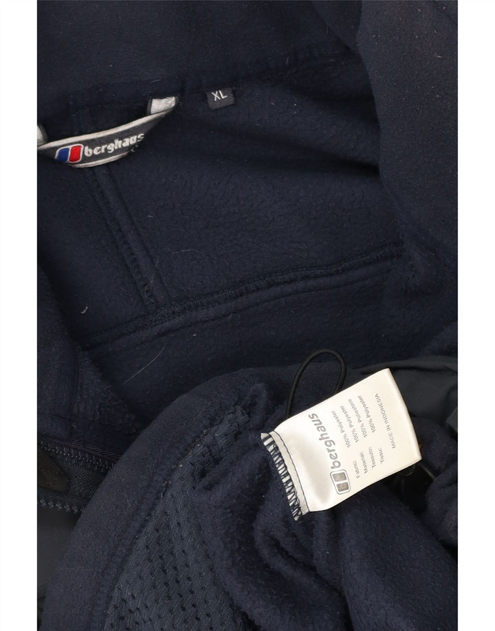 Męska kurtka wiatrówka Berghaus UK 42 XL, granatowa, poliester