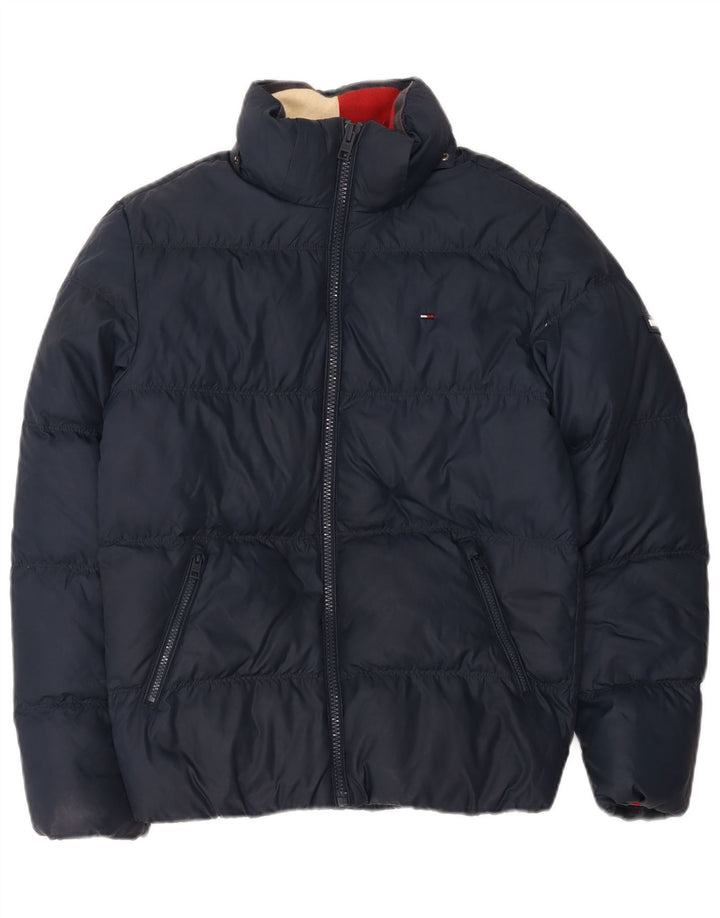 Damska kurtka oversize Tommy Hilfiger UK 10, mała, granatowa
