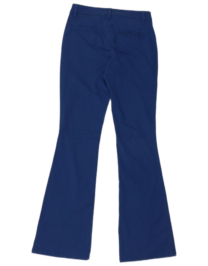Spodnie damskie BENETTON Chino UK 6 XS W26 L33 Niebieskie bawełniane