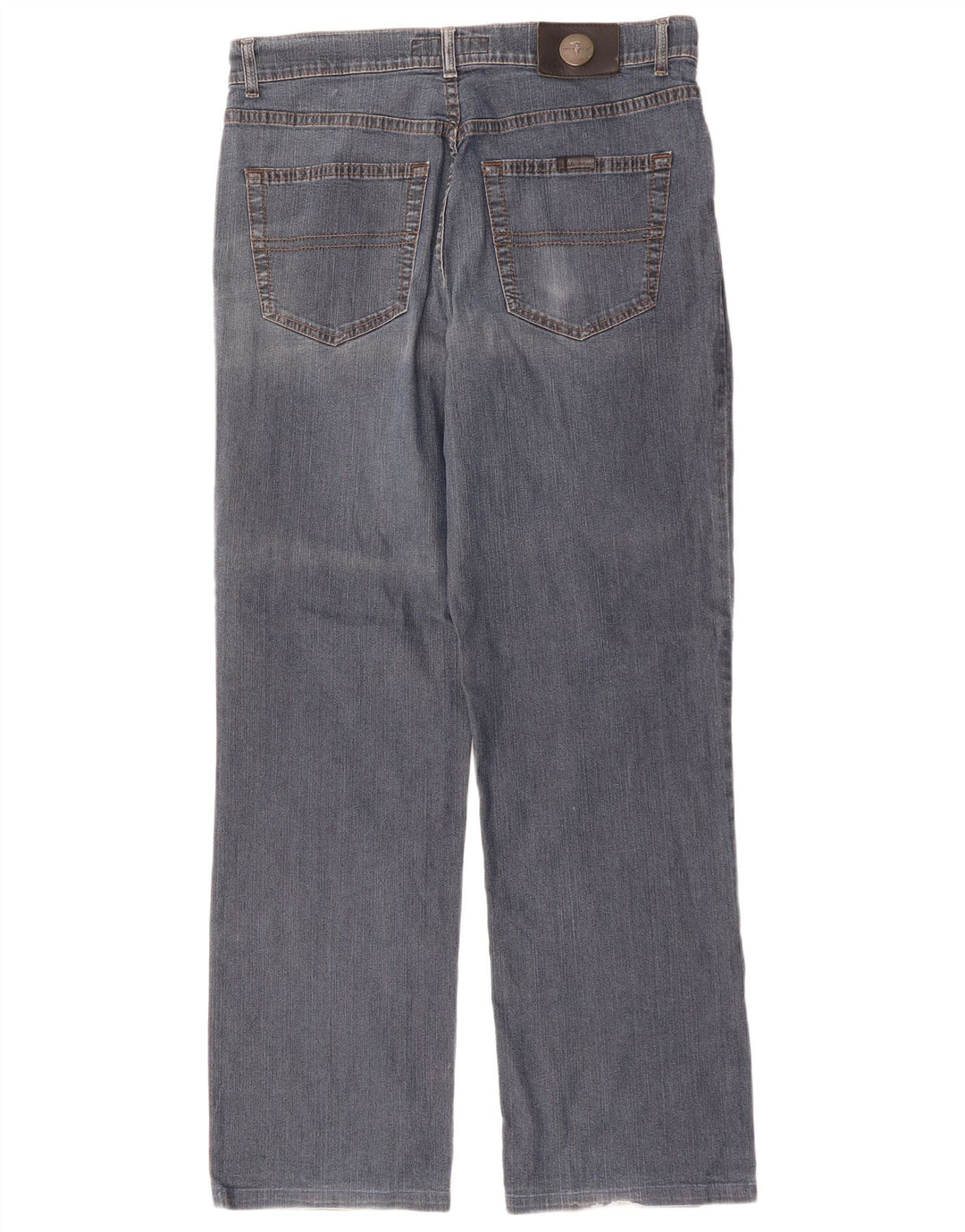 Męskie proste dżinsy Trussardi IT 49 Medium W33 L30 Niebieska bawełna