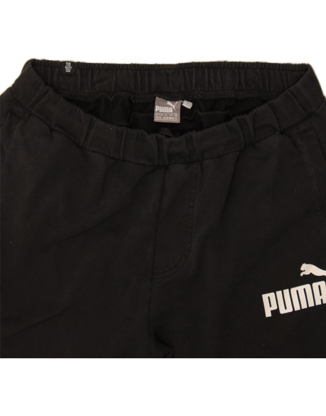 PUMA Womens Graphic Tracksuit Trousers XL  Black Vintage Puma and Second-Hand Puma from Messina Hembry 