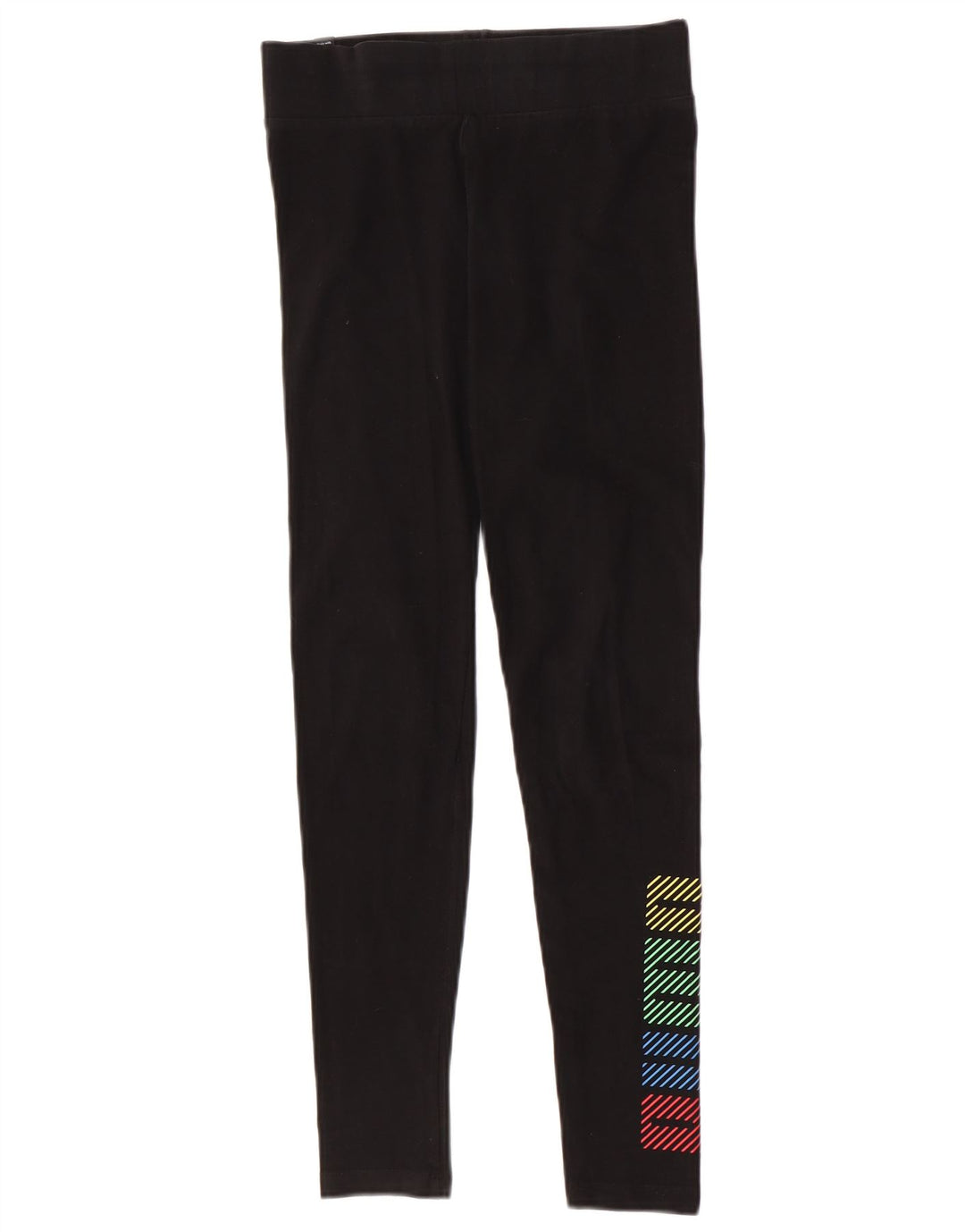 Damskie legginsy Puma Graphic UK 12, średnie czarne