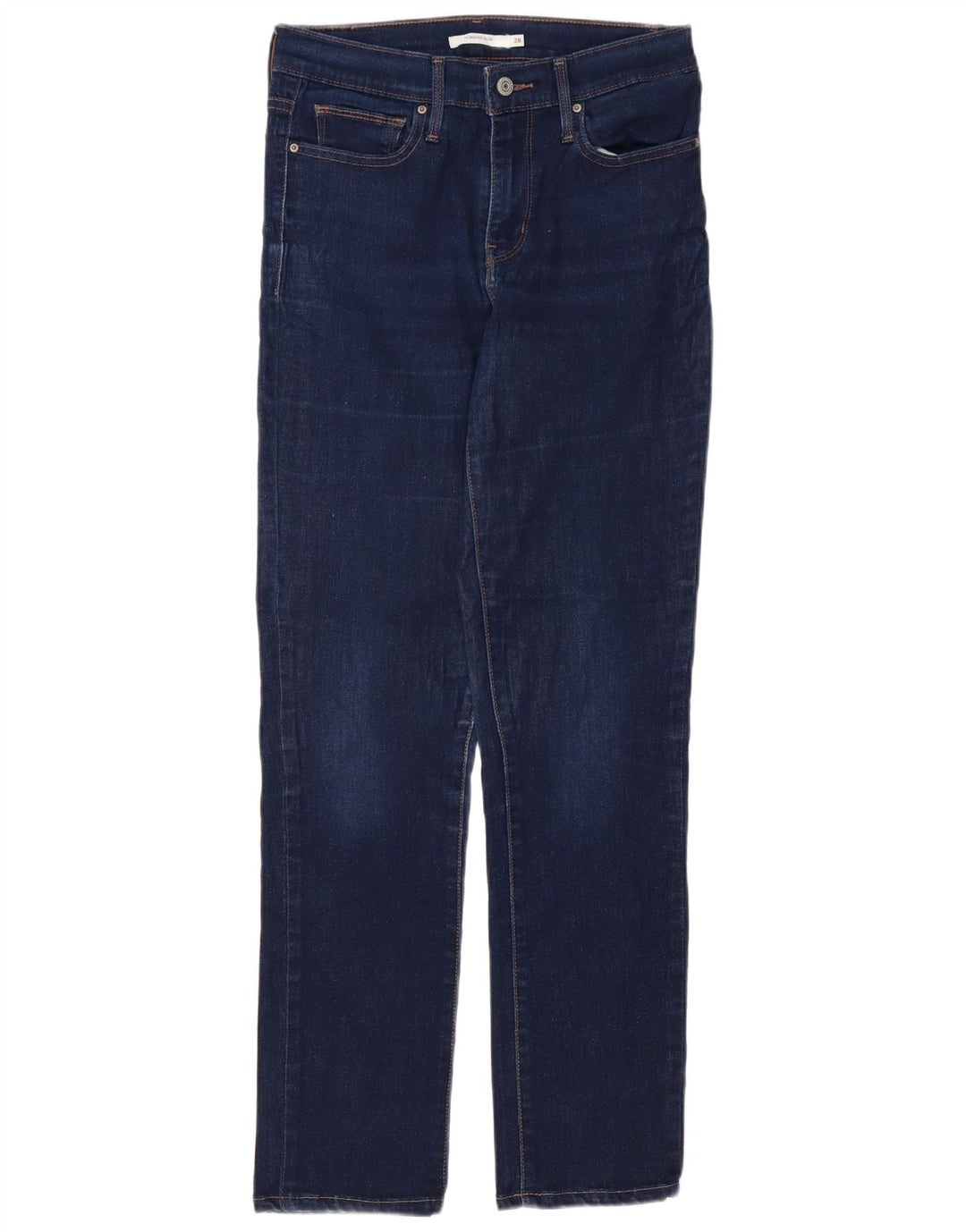 Damskie jeansy wyszczuplające LEVI'S W28 L30 Niebieskie bawełniane