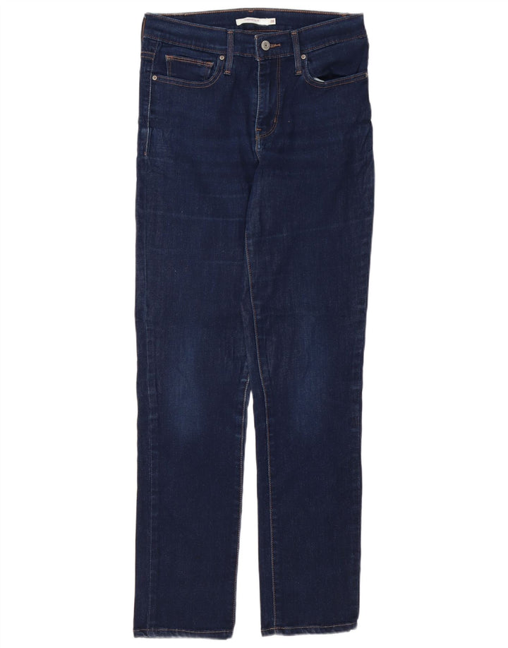 Damskie jeansy wyszczuplające LEVI'S W28 L30 Niebieskie bawełniane