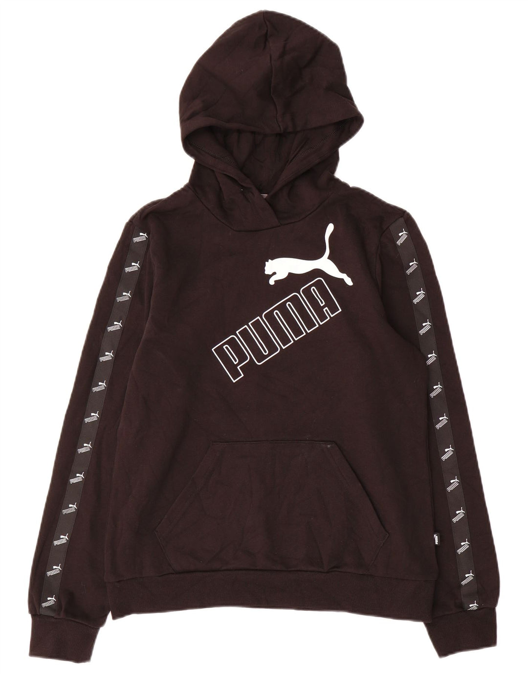 Damski sweter z kapturem i grafiką PUMA UK 14, średni czarny, bawełniany