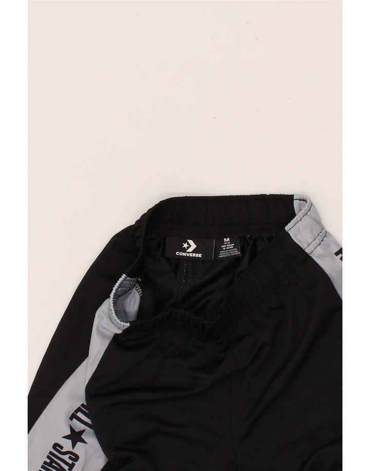 CONVERSE Boys Graphic Sport Shorts 10-11 Years Medium  Black Vintage Converse and Second-Hand Converse from Messina Hembry 