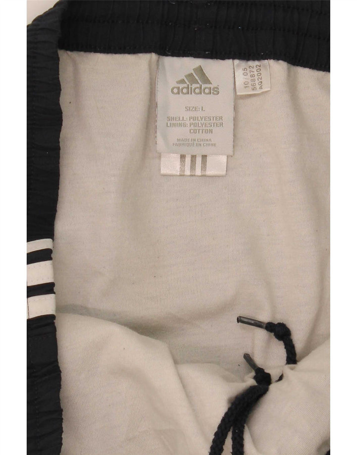 Męskie spodenki sportowe Adidas, duże, granatowe, z poliestru