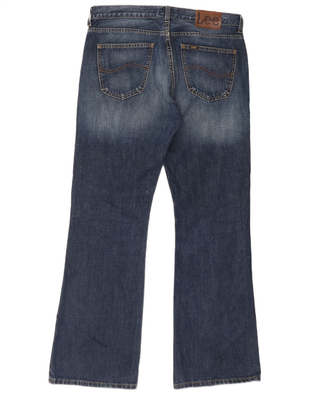 Męskie jeansy Lee Denver Bootcut W36 L32, granatowe, bawełniane