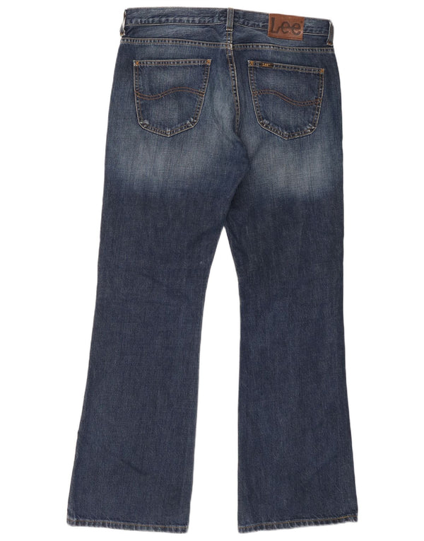 Męskie jeansy Lee Denver Bootcut W36 L32, granatowe, bawełniane