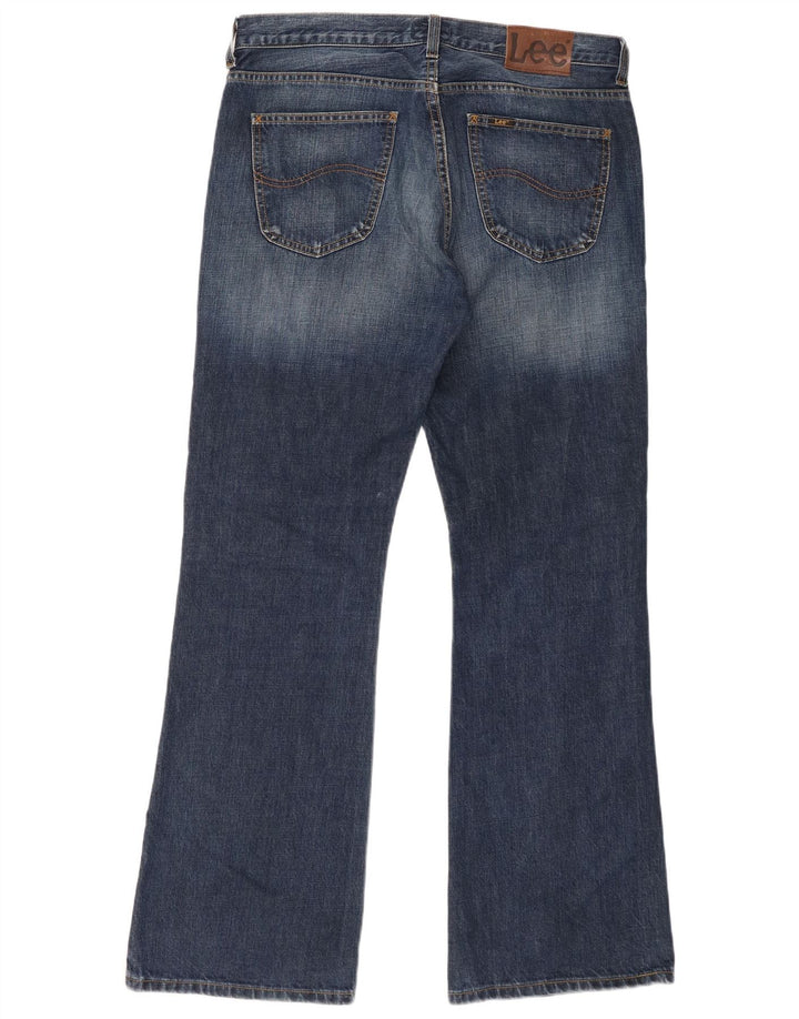 Męskie jeansy Lee Denver Bootcut W36 L32, granatowe, bawełniane
