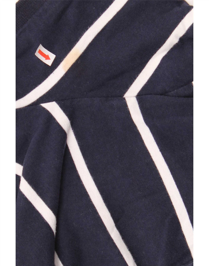 Męska koszulka polo Superdry, bawełniana w średnie granatowe paski