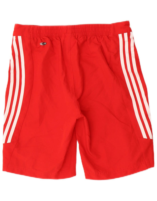 Chłopięce spodenki sportowe Adidas Climalite Graphic 13-14 lat Czerwony Poliester
